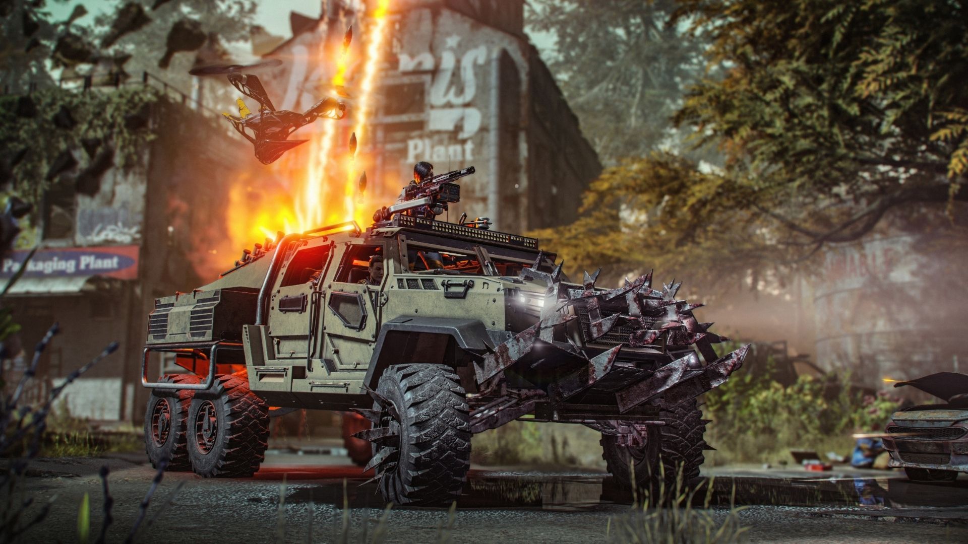 The Thrasher vehicle in John Carpenter's Toxic Commando Urban Blight