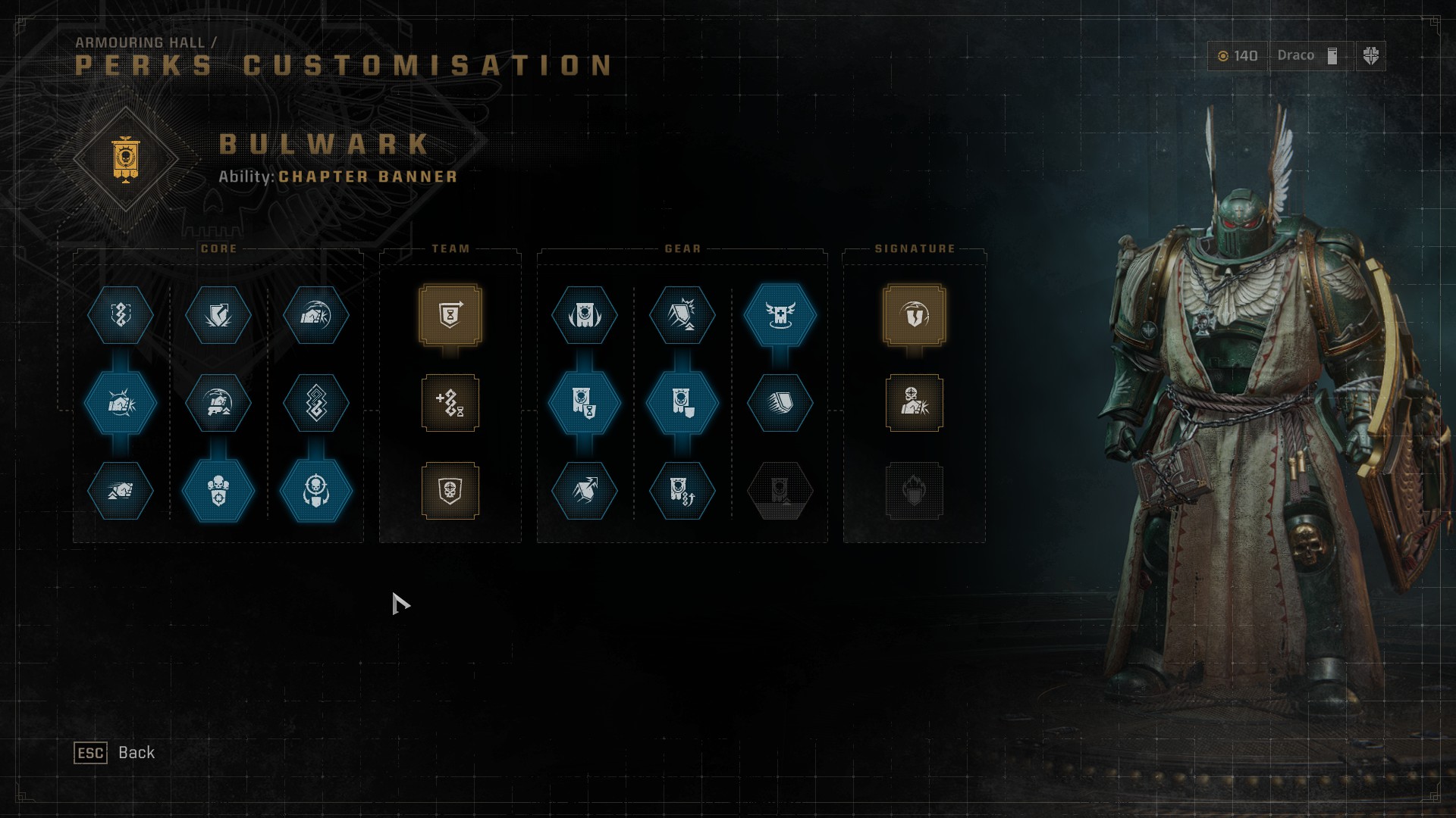 Bulwark's Armour Reinforcement passive is non-functional. shooting an ...
