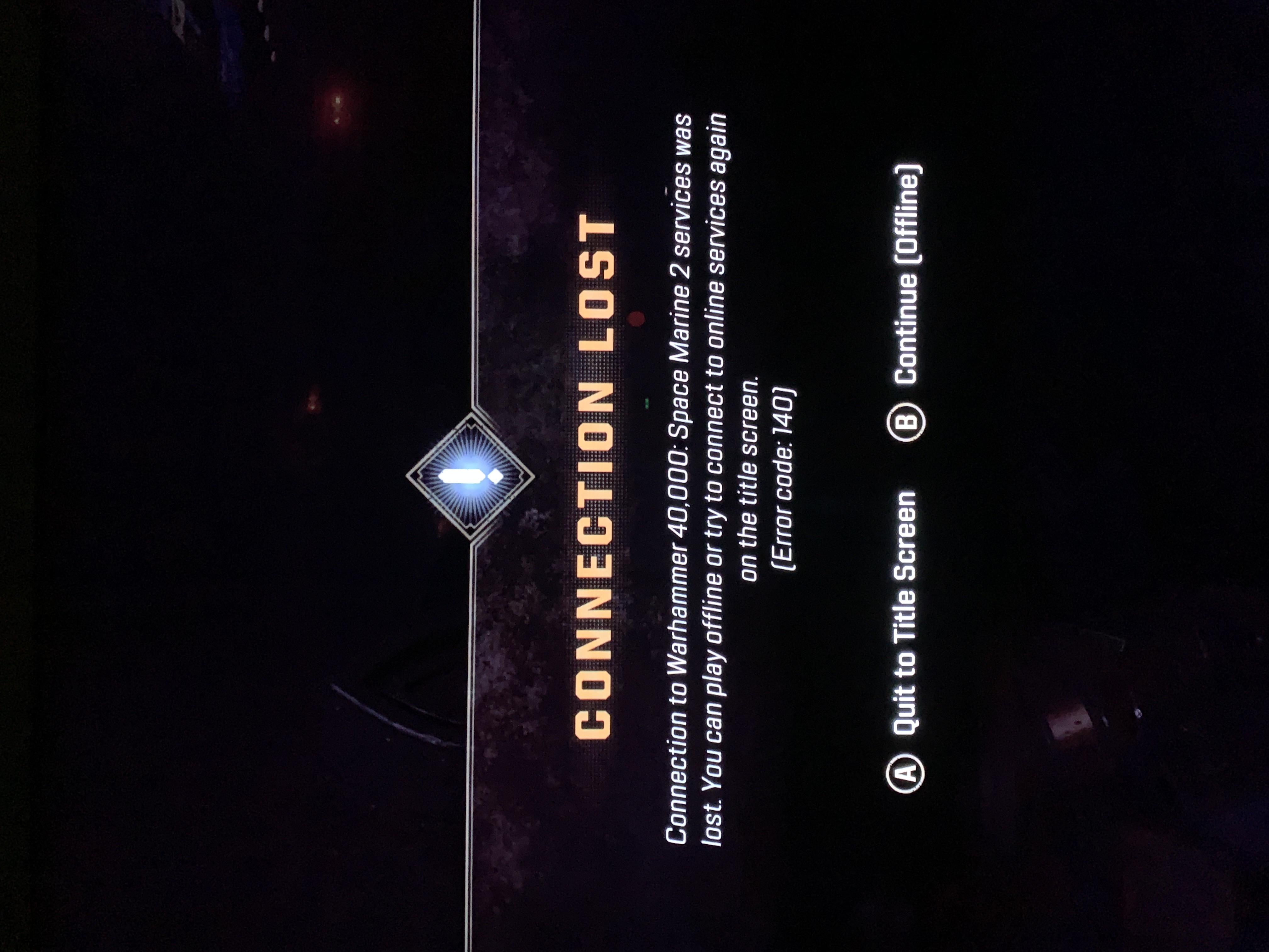 Lost connection to services after quitting matchmaking and starting it ...
