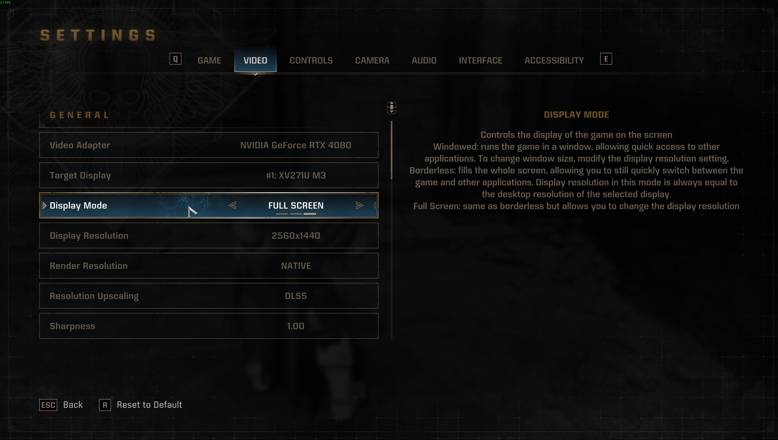 FPS drops, change display mode to fix, repeat. endless cycle - Space ...