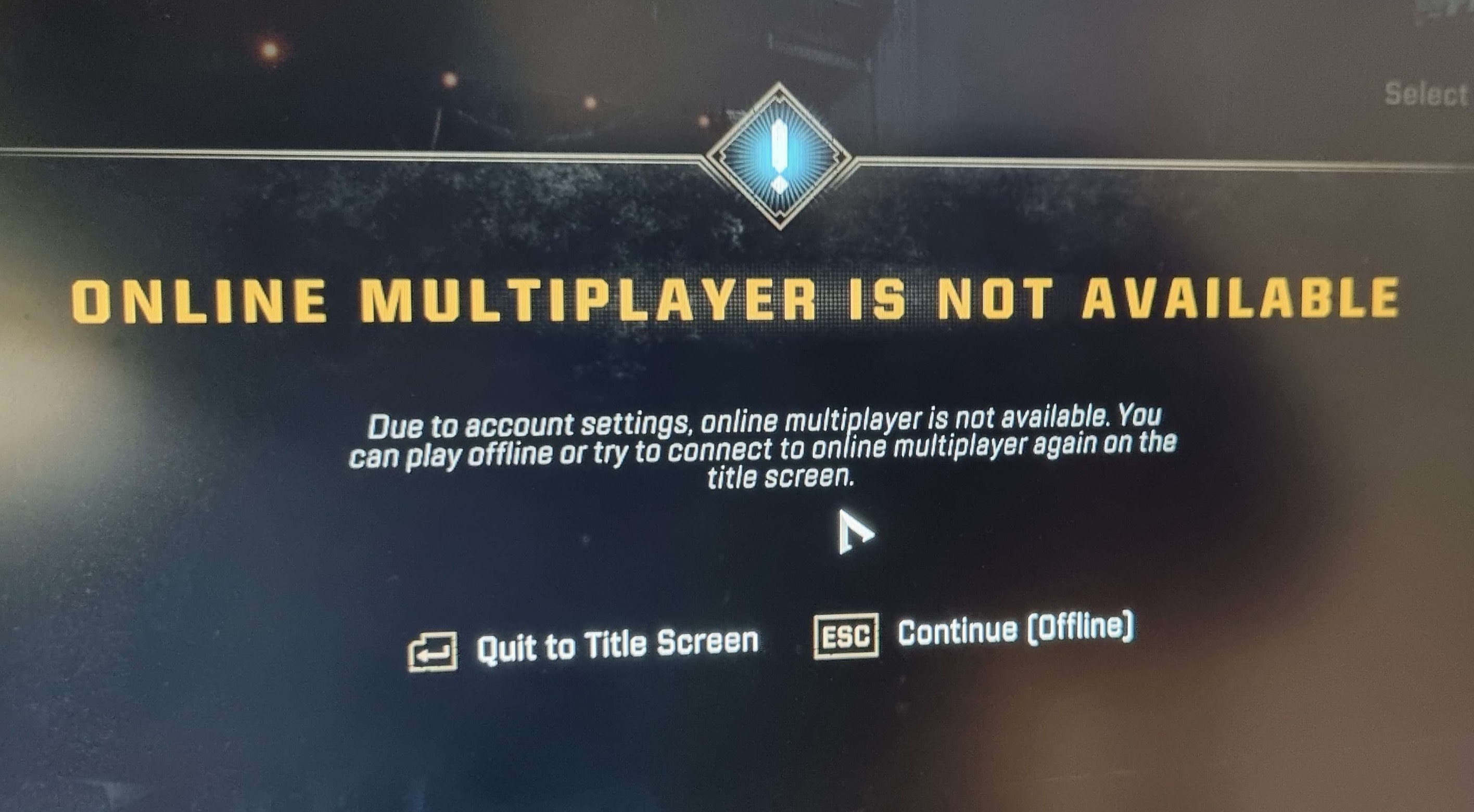 Connection Lost / Online Multiplayer is not available - Space Marine 2