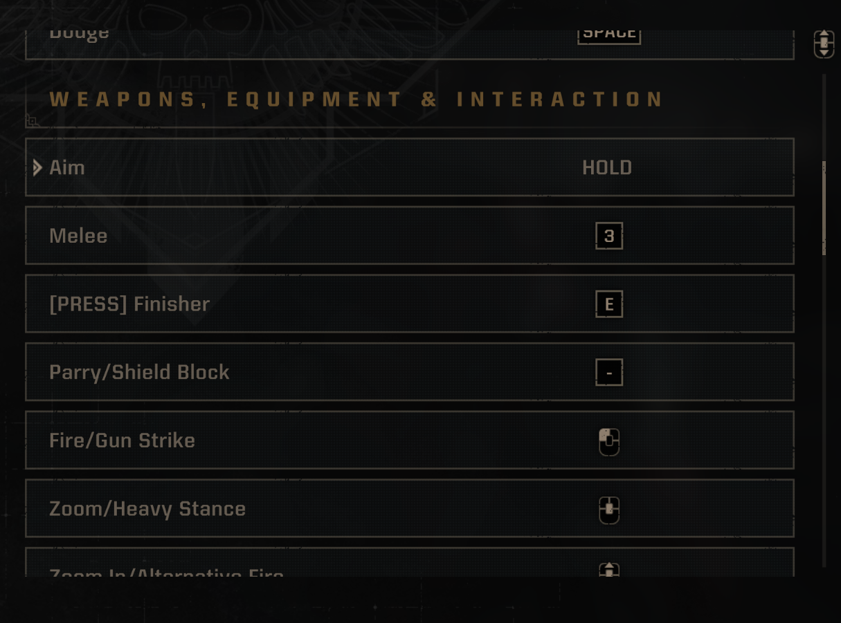 Keybind does not work even when it is registered - Space Marine 2