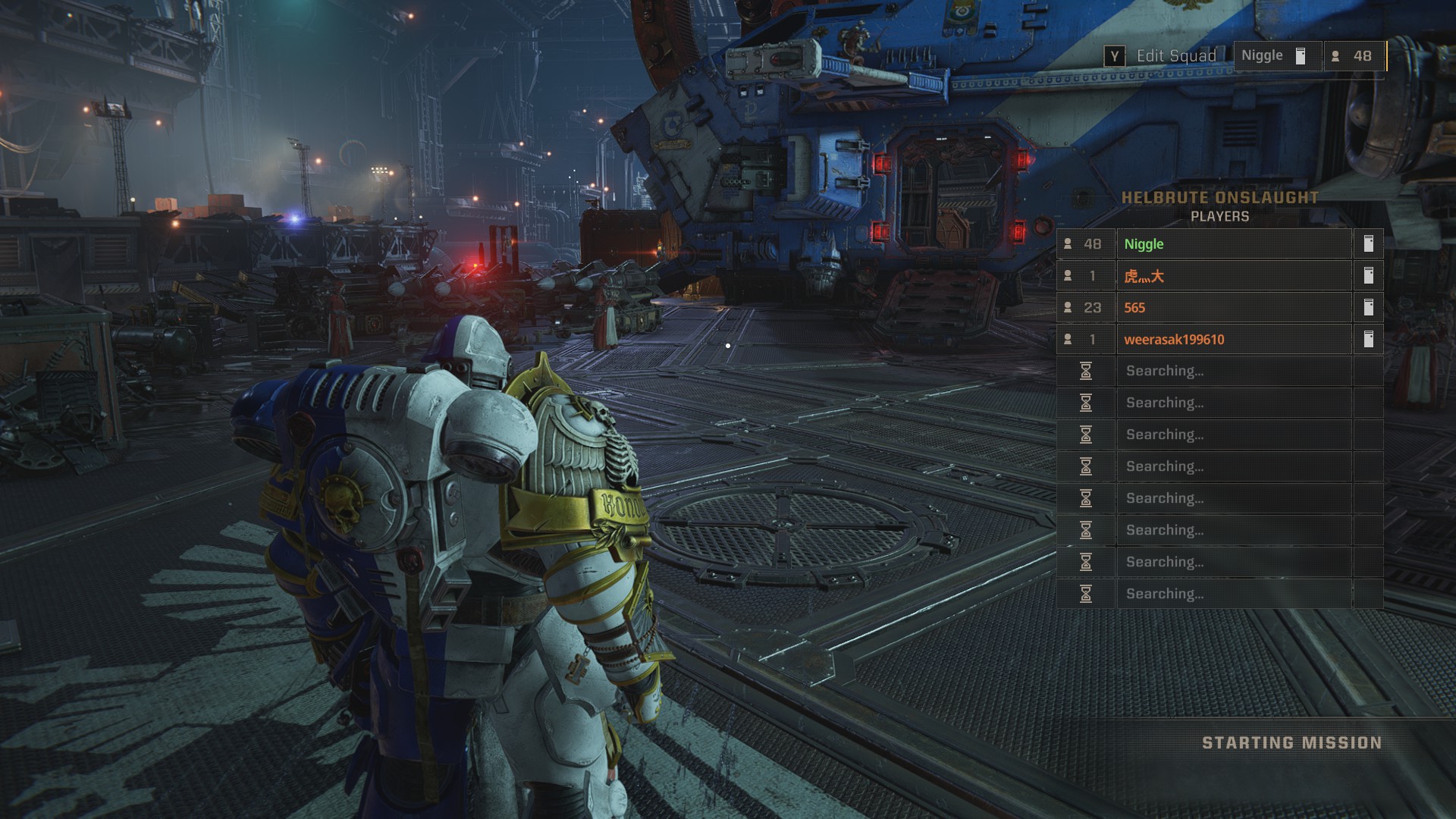 Mission Problem Solution Continuous 'Starting Mission' problem: possible solution - Space Marine 2