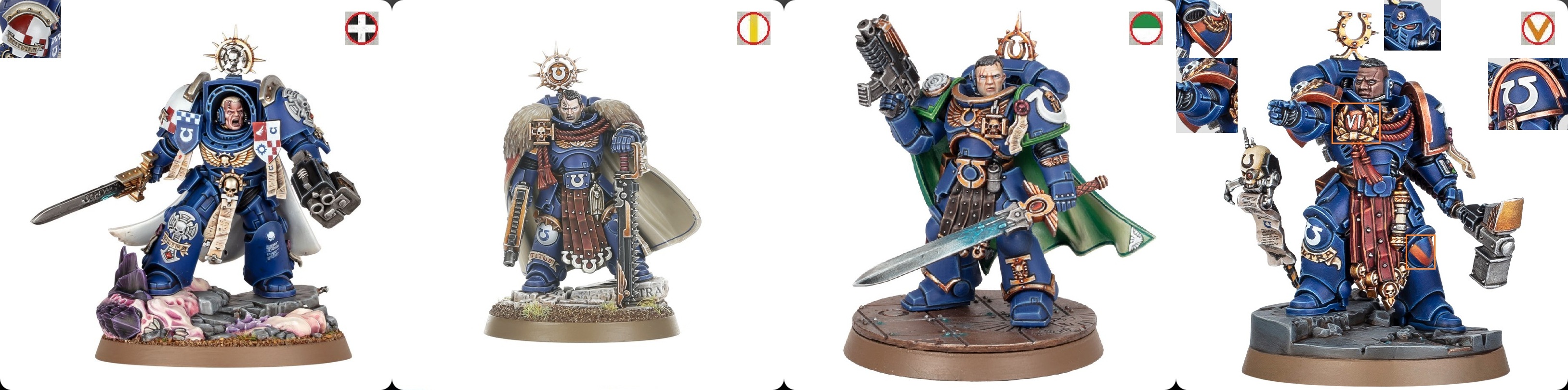 Company Markings - Pauldron Colour Patterns - Space Marine 2