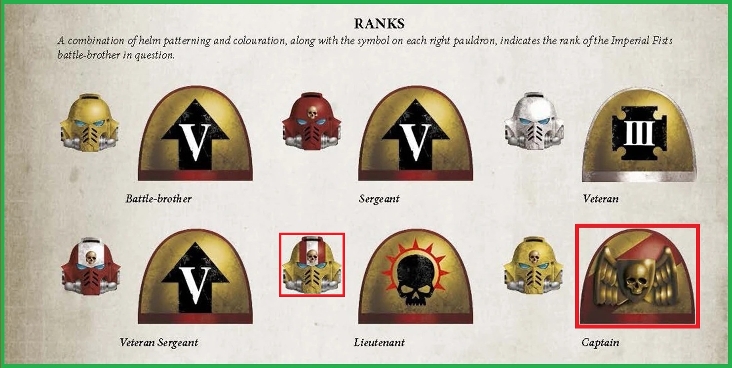 Company Markings - Pauldron Colour Patterns - Space Marine 2