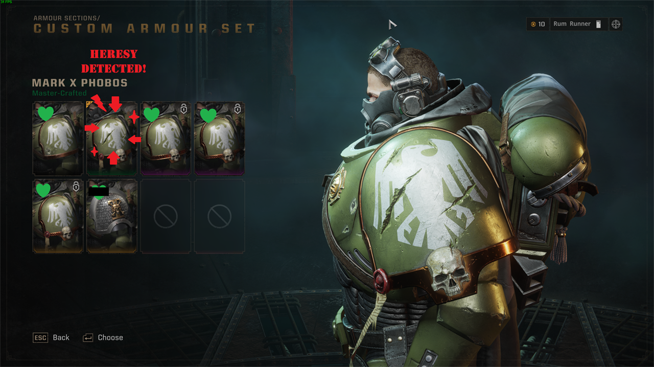Master-crafted Left Pauldron Decal Flipped/Mirrored - Sniper Class ...