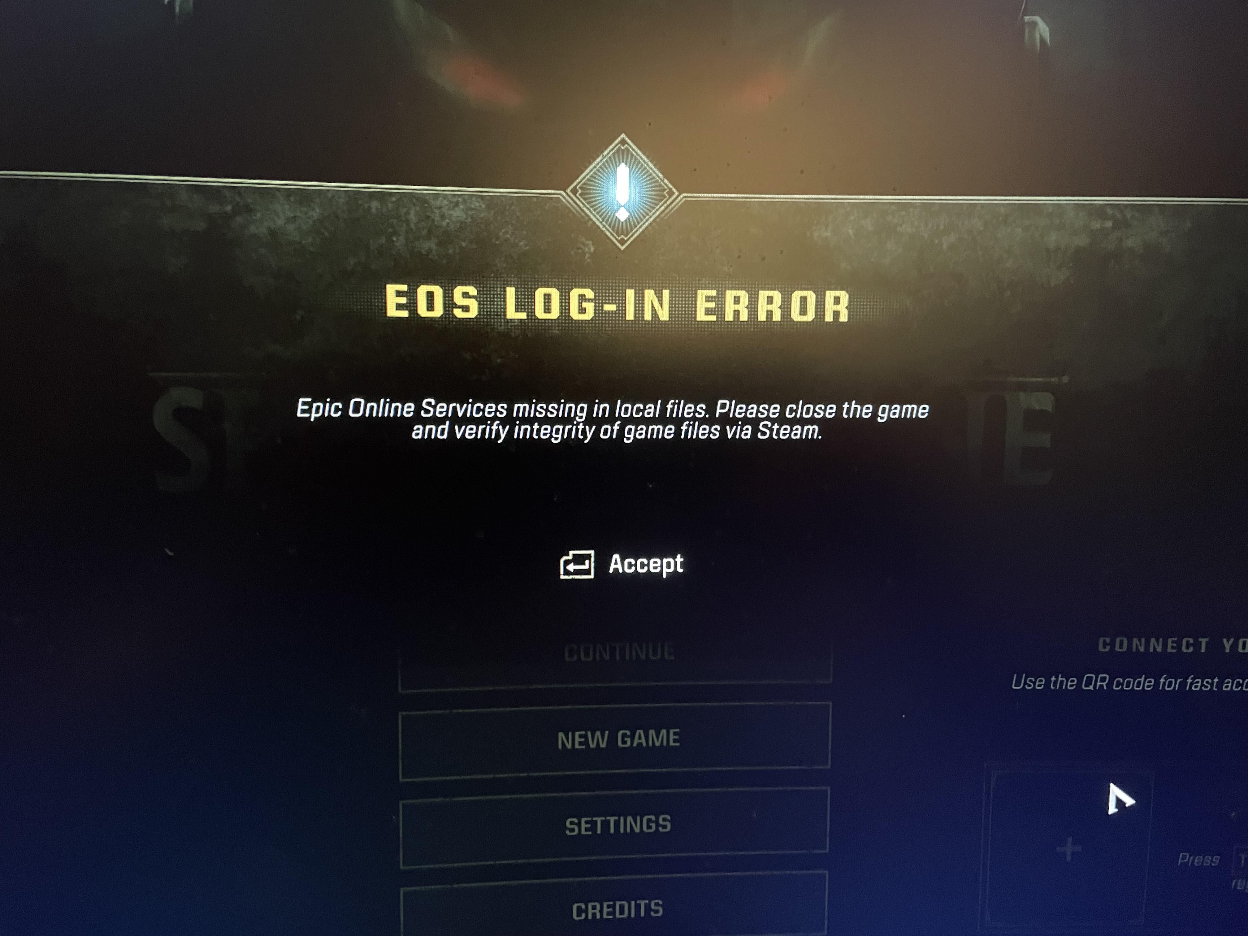 Can not connect to Eos servers - Space Marine 2