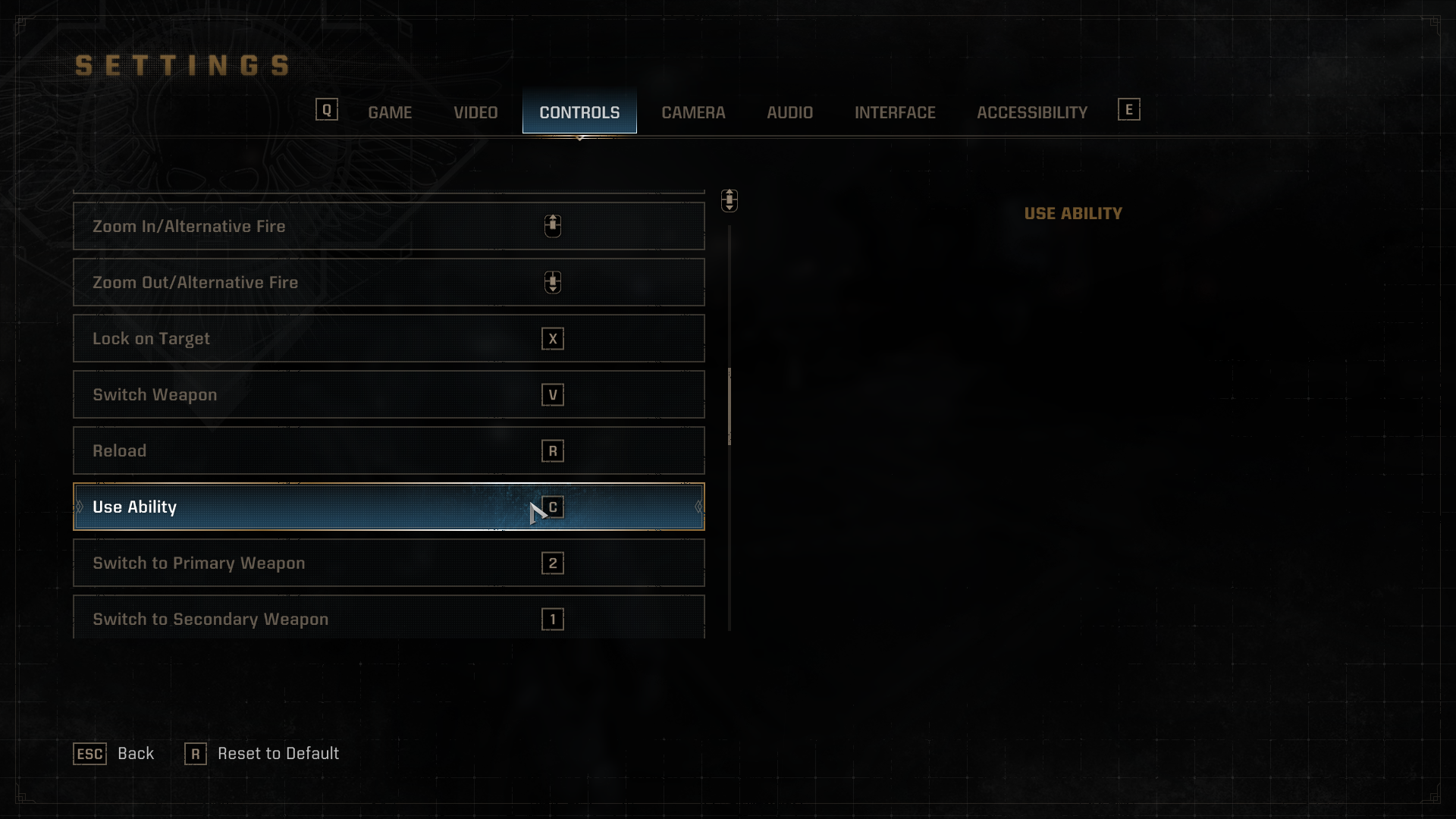 Parry Button Rebinding the parry button to Q doesn't work. Pressing Q keeps ...