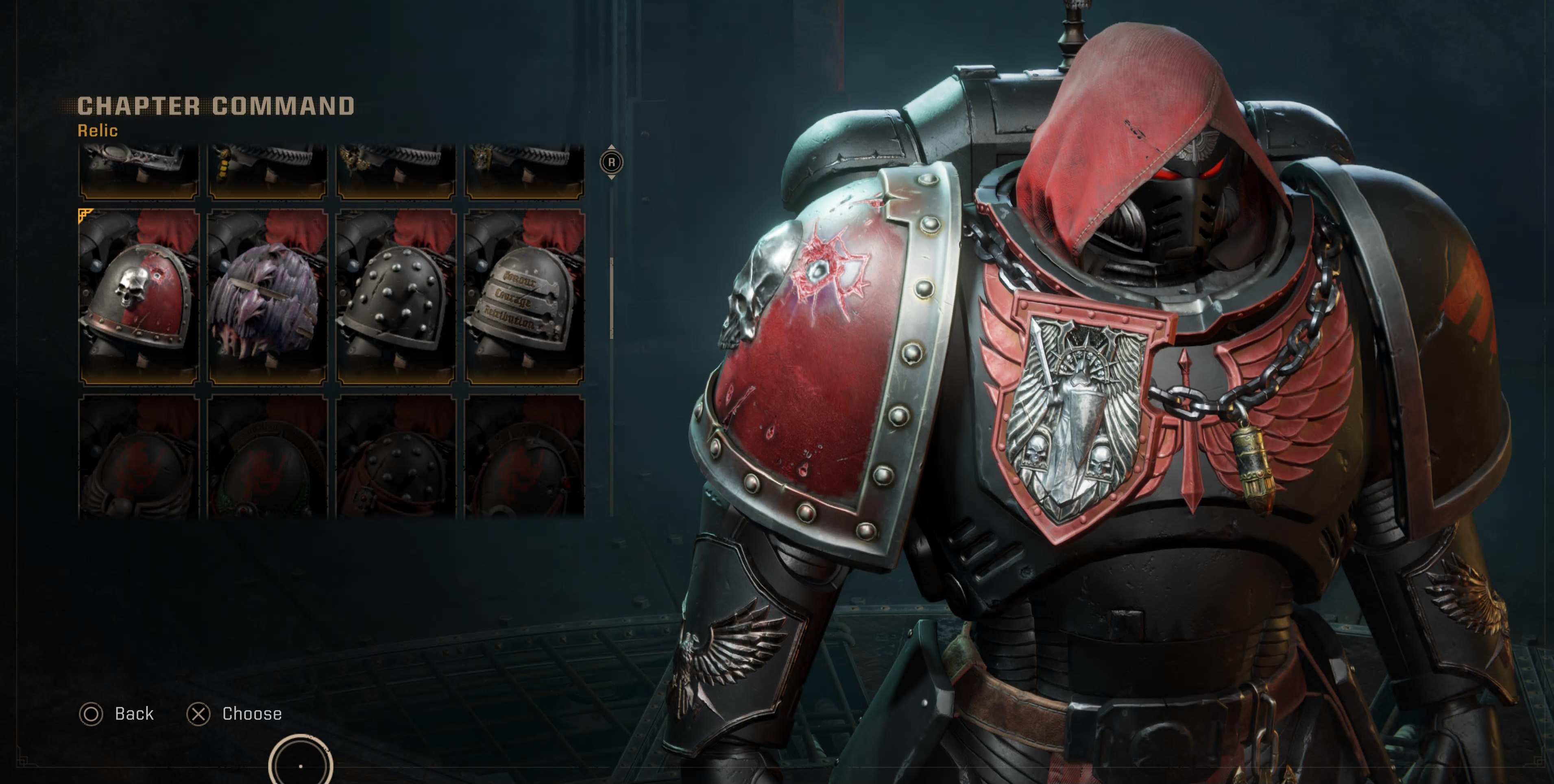 Chapter Command Pauldron Riveted Pauldron Trim - Space Marine 2
